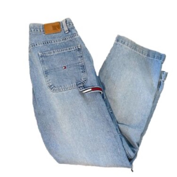 Vintage Tommy Hilfiger Carpenter Jeans - Blue Denim Pants - Picture 4 of 4